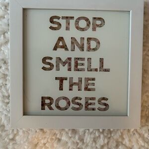 Stop and Smell the Roses wall art